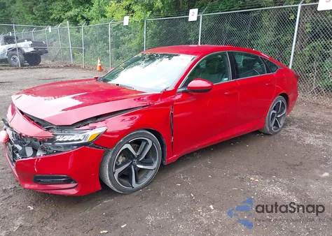 2019 Honda Accord Sport из США, поврежденный, VIN 1HGCV1F33KA084934